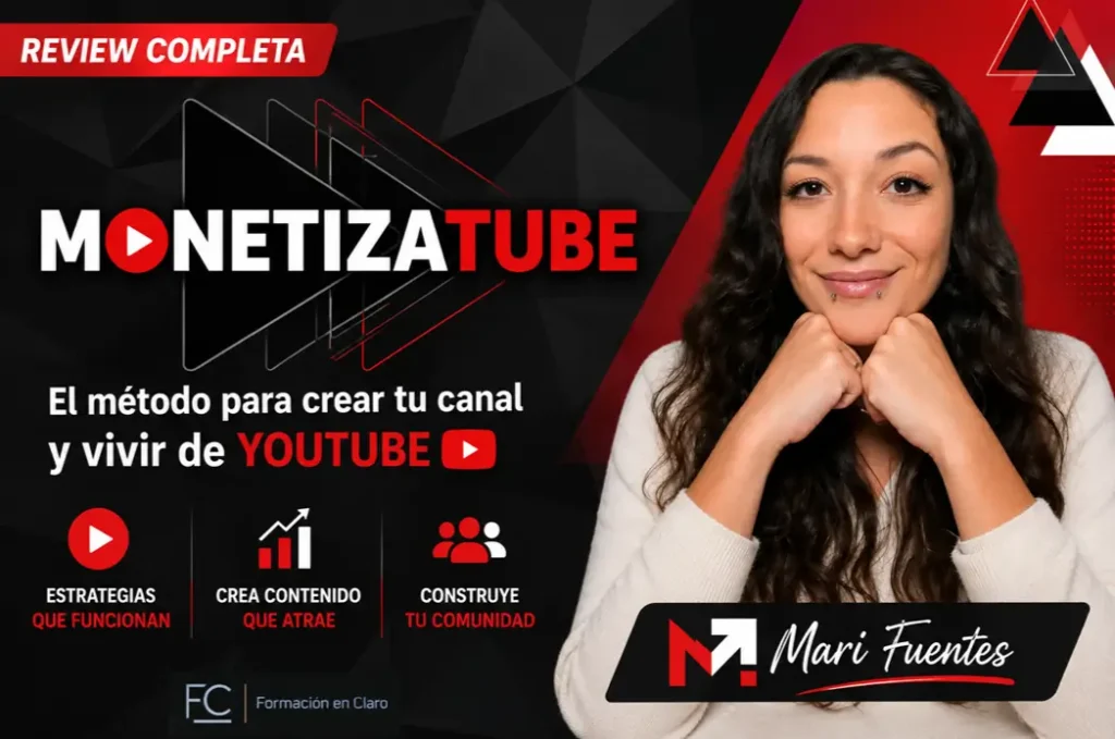 Monetizatube de Mari Fuentes: aprende a crear tu canal faceless de youtube